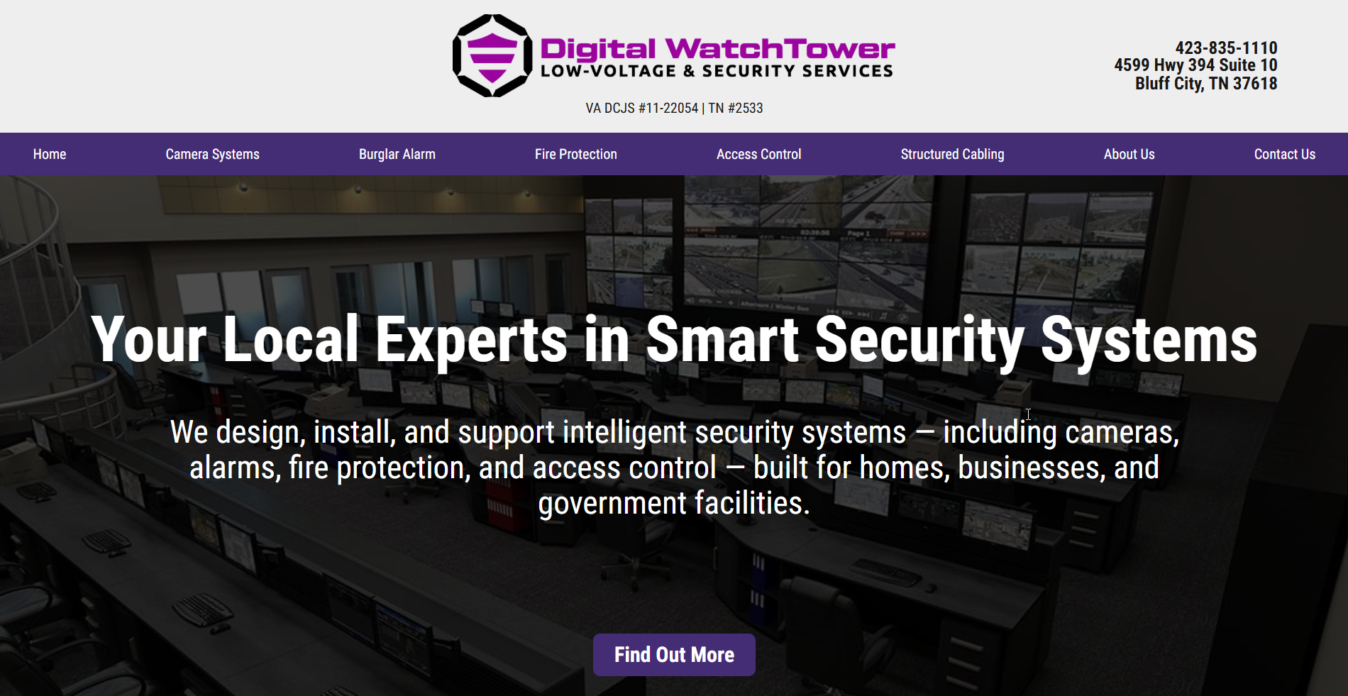 Digital Watchtower – Structured Cable and Security Services